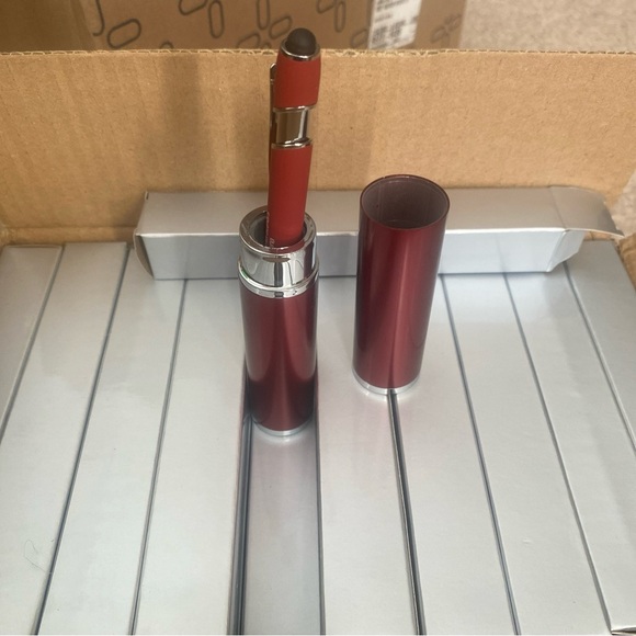 50 red metal pen tubes cases stocking stuffers - Picture 4 of 6
